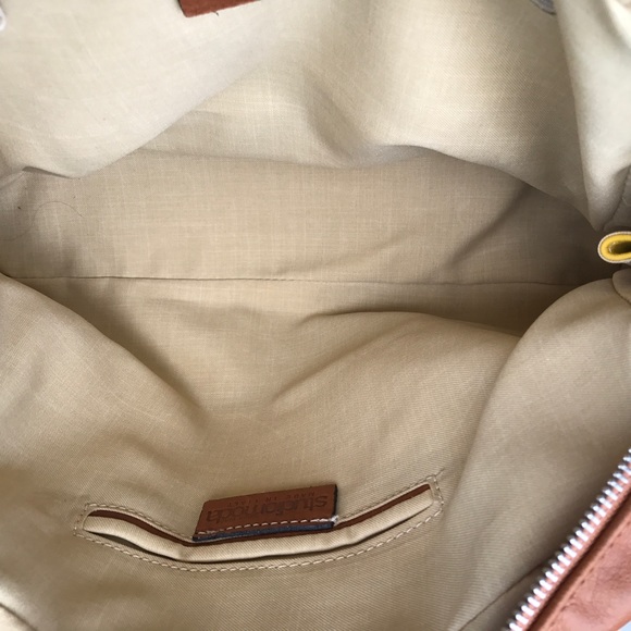 Italian leather tan oversized bag new Studiomoda - Picture 10 of 10